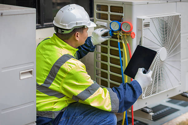 Professional Ductwork Repair technician working in Riverside, CA